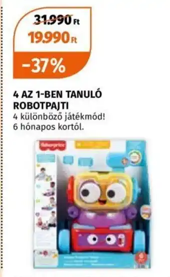 4 AZ 1-BEN TANULÓ ROBOTPAJTI 1 db