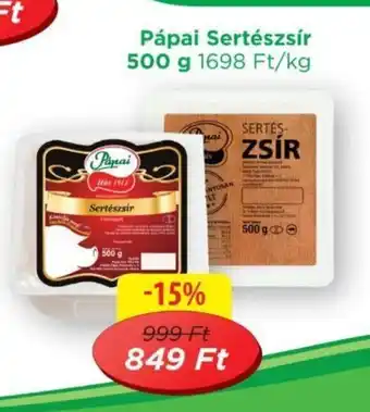 Pápai Sertészsír 500 g