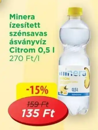 Real Minera ízesített szénsavas ásványvíz Citrom 0,5 l ajánlat