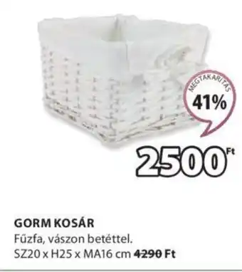 JYSK GORM KOSÁR 1 db ajánlat