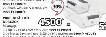 JYSK PROBOX TÁROLÓ DOBOZOK 31 l 1 db ajánlat