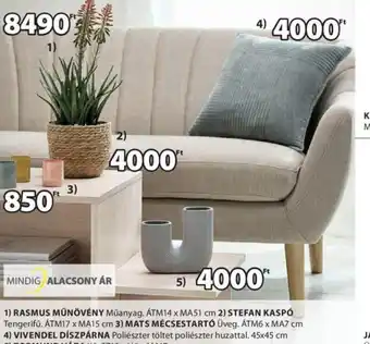 JYSK VIVENDEL DÍSZPÁRNA 1 db ajánlat