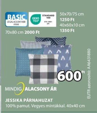 JYSK MINDIG ALACSONY ÁR JESSIKA PÁRNAHUZAT 1 db ajánlat