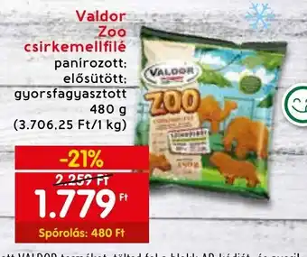 Valdor Zoo csirkemellfilé 480 g