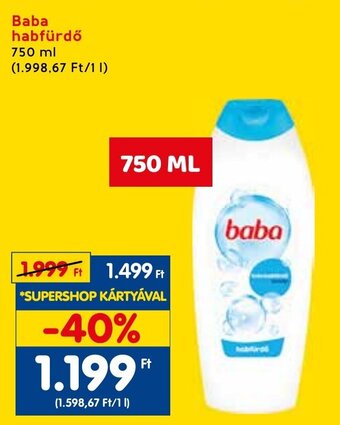 Spar Baba habfürdő 750 ml ajánlat