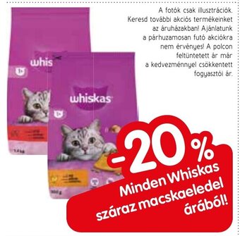Spar Minden Whiskas száraz macskaeledel ajánlat
