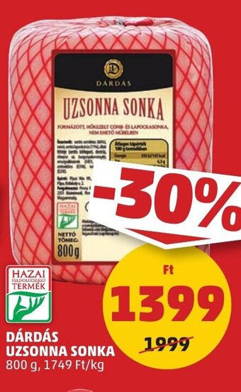 PENNY DÁRDÁS UZSONNA SONKA 800 g ajánlat
