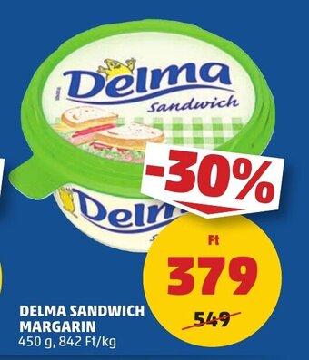 PENNY DELMA SANDWICH MARGARIN 450 g ajánlat