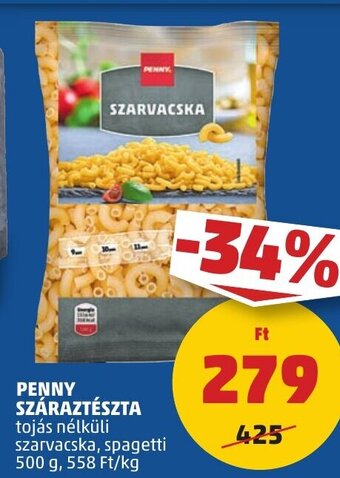PENNY PENNY SZÁRAZTÉSZTA 500 g ajánlat