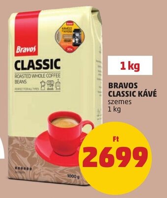 PENNY BRAVOS CLASSIC KÁVÉ 1 kg ajánlat