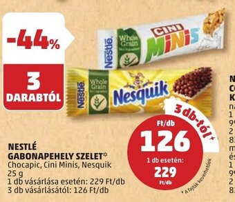 PENNY NESTLÉ GABONAPEHELY SZELET 25 g ajánlat