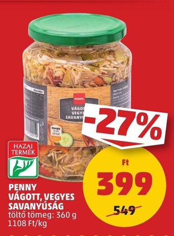 PENNY PENNY VÁGOTT, VEGYES SAVANYÚSÁG 360 g ajánlat