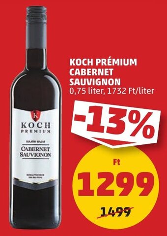 PENNY KOCH PRÉMIUM CABERNET SAUVIGNON 0,75 l ajánlat