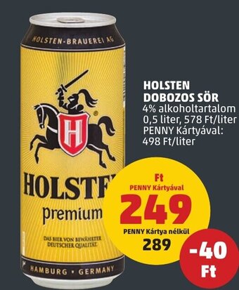 PENNY HOLSTEN DOBOZOS SÖR 0,5 l ajánlat