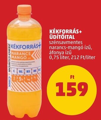 PENNY KÉKFORRÁS+ ÜDÍTŐITAL 0,75 l ajánlat