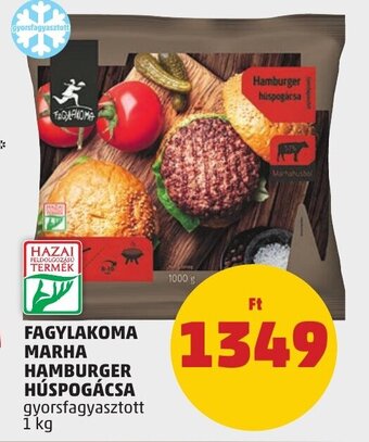 PENNY FAGYLAKOMA MARHA HAMBURGER HÚSPOGÁCSA 1 kg ajánlat