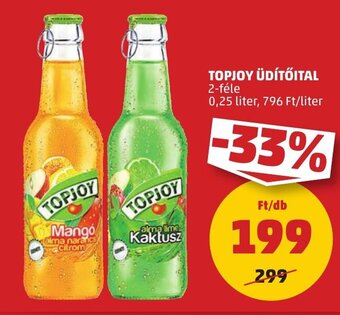 PENNY TOPJOY ÜDÍTŐITAL 0,25 l ajánlat