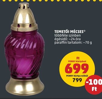 PENNY TEMETŐI MÉCSES 1 db ajánlat