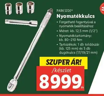 PARKSIDE Nyomatékkulcs készlet