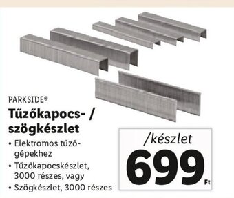 Lidl PARKSIDE Tűzőkapocs-/ szögkészlet ajánlat