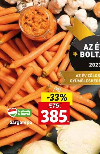 Lidl Sárgarépa 1 kg ajánlat