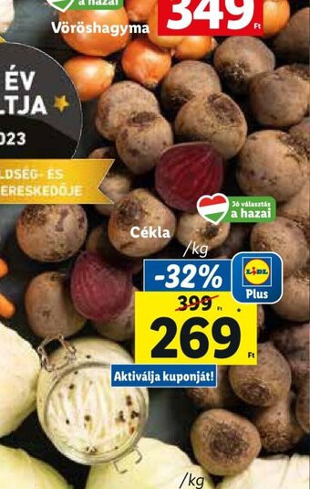 Lidl Cékla 1 kg ajánlat