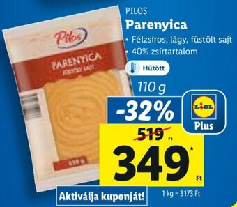 Lidl PILOS Parenyica 110 g ajánlat