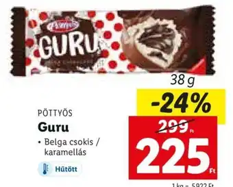 Lidl PÖTTYÖS Guru 38 g ajánlat