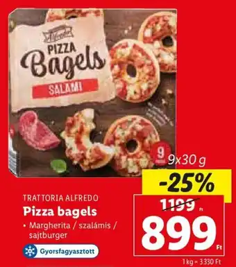 TRATTORIA ALFREDO Pizza bagels 9 x 30 g
