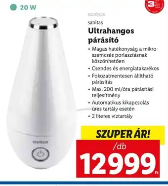 sanitas Ultrahangos párásító 1 db