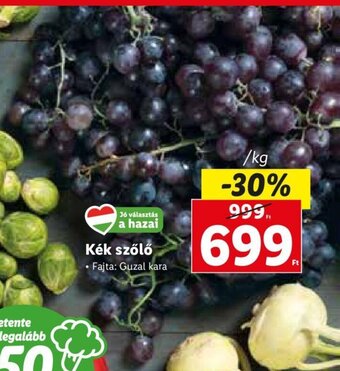 Lidl Kék szőlő 1 kg ajánlat