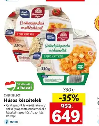 CHEF SELECT Húsos készételek 330 g