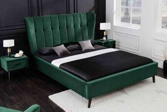 Estilofina Design ágy violetta 160 x 200 cm sötétzöld bársony ajánlat