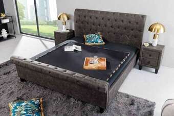 Estilofina Design ágy viviano 180 x 200 cm sötétszürke ajánlat