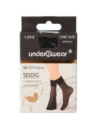 Rossmann Underwear bokazokni, fekete, 15 den nano, one size - 1 pár ajánlat