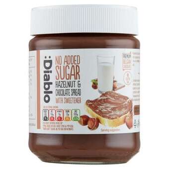 Rossmann Diablo mogyorós csokoládé krém hozzáadott cukor nélkül, édesítőszerrel - 350 g ajánlat