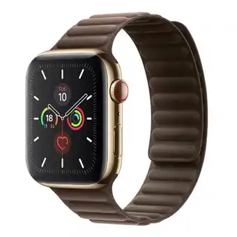 Mágneses szövet pánt apple watch szíj - vakondszürke - 42, 44, 45, 49mm