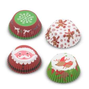 Süss Velem 4 -féle színes karácsonyi muffin papír (100 db) ajánlat