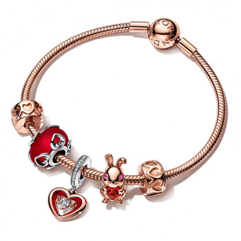 Szofia.hu Pandora aranyozott radiant heart karkötő karkötő 580728+2x781978+782450c01+782471c01+792497c01 ajánlat