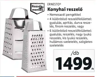 Lidl ERNESTO Konyhai reszelő 1 db ajánlat
