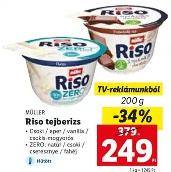 Lidl MÜLLER Riso tejberizs 200 g ajánlat