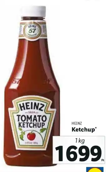Lidl HEINZ Ketchup 1 kg ajánlat
