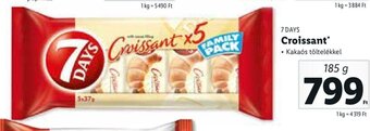 Lidl 7 DAYS Croissant 185 g ajánlat
