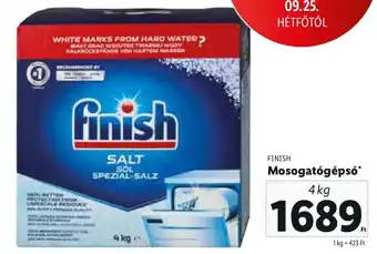 Lidl FINISH Mosogatógépsó 4 kg ajánlat