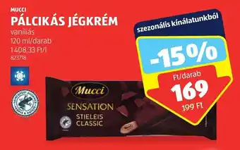 ALDI MUCCI PÁLCIKÁS JÉGKRÉM 120 ml ajánlat
