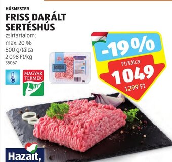 ALDI HÚSMESTER FRISS DARÁLT SERTÉSHÚS 500 g ajánlat
