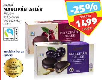 ALDI CHOCEUR MARCIPÁNTALLÉR 300 g ajánlat