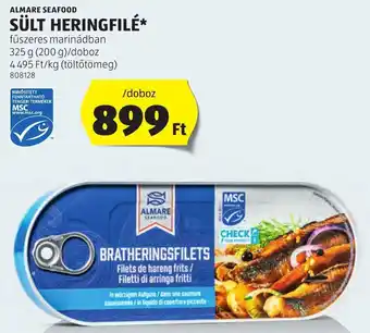ALDI ALMARE SEAFOOD SÜLT HERINGFILÉ 325 g ajánlat