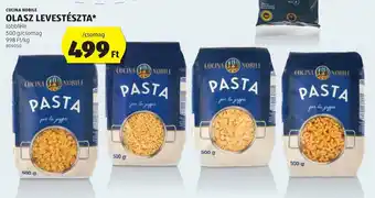 ALDI CUCINA NOBILE OLASZ LEVESTÉSZTA 500 g ajánlat