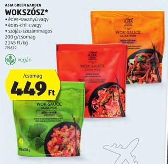 ALDI ASIA GREEN GARDEN WOKSZÓSZ 200 g ajánlat